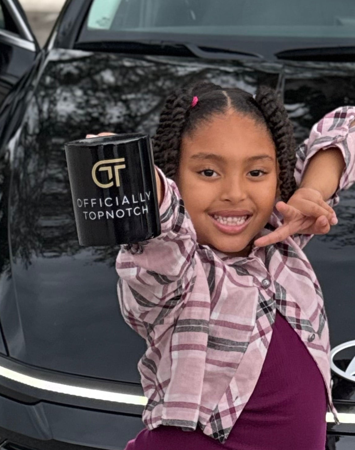 OfficiallyTopNotch Black Glossy Mug