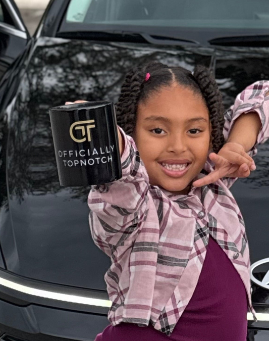 OfficiallyTopNotch Black Glossy Mug