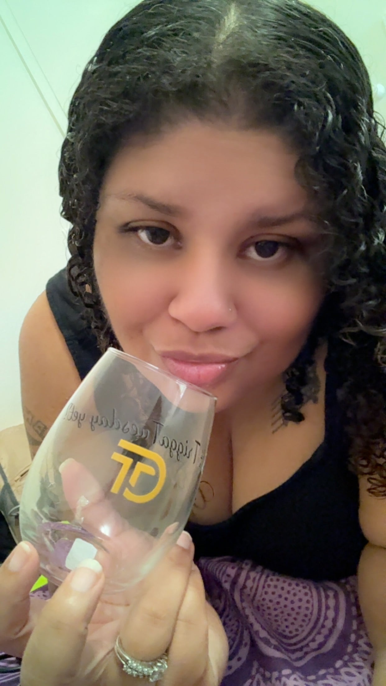 TriggaTuesday Wine Glass